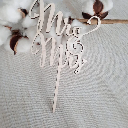 Topper tort Mr & Mrs